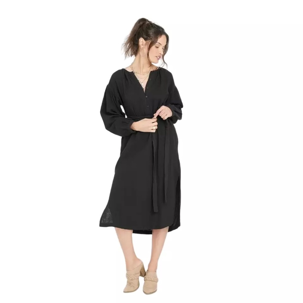 NWT Universal Thread Black Boho Dress Small